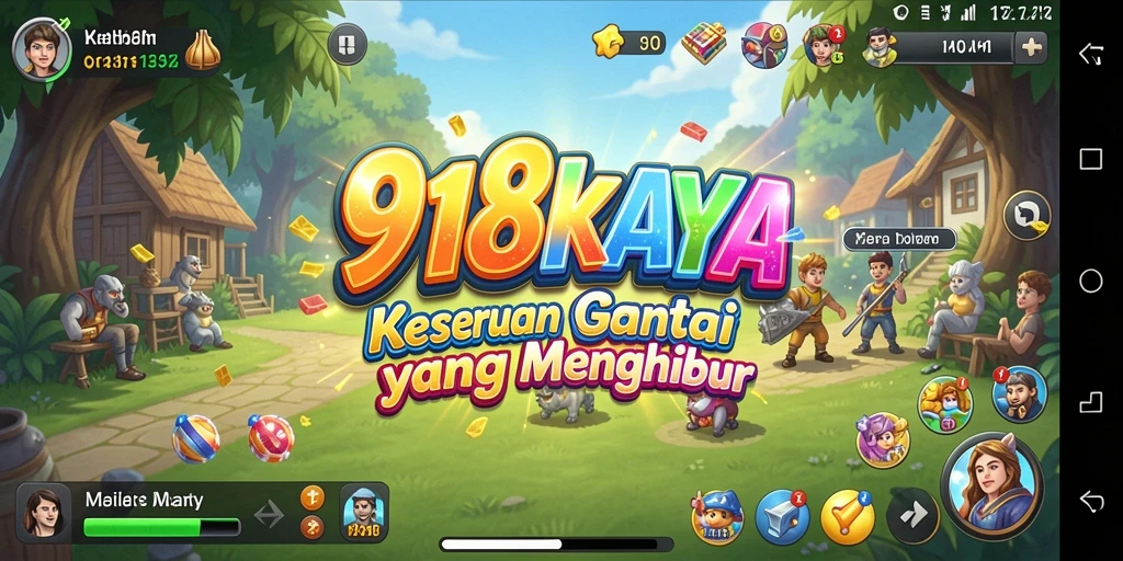Tampilan gameplay 918KAYA yang menarik dan penuh warna.