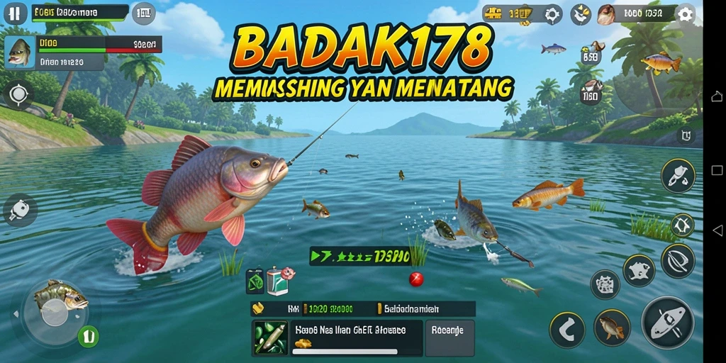 Gameplay memancing yang menarik dan realistis di BADAK178.