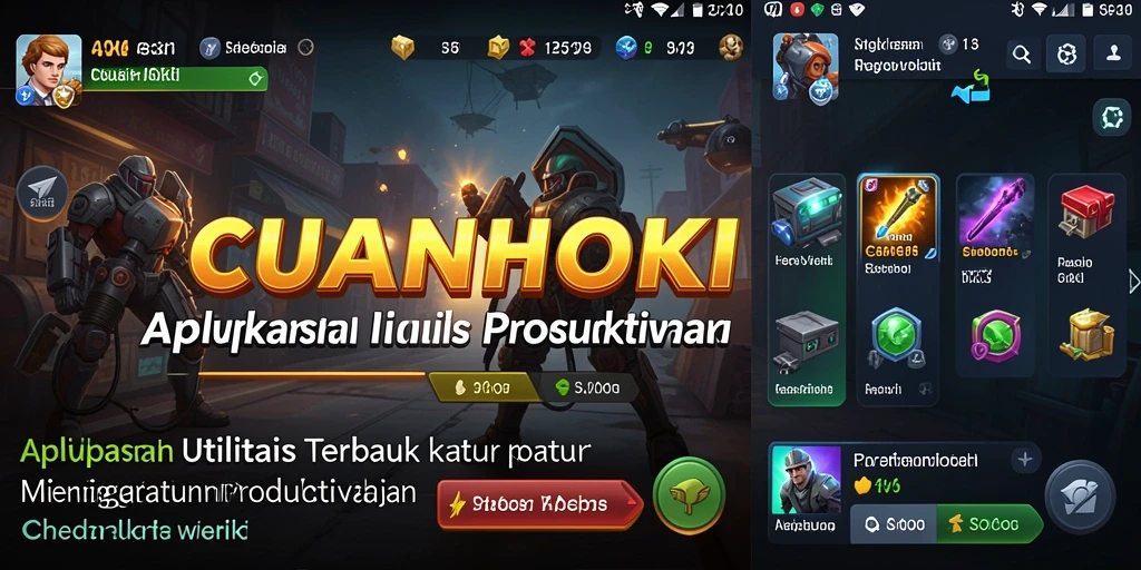 Tampilan antarmuka utama CUANHOKI menampilkan daftar tugas yang jelas.