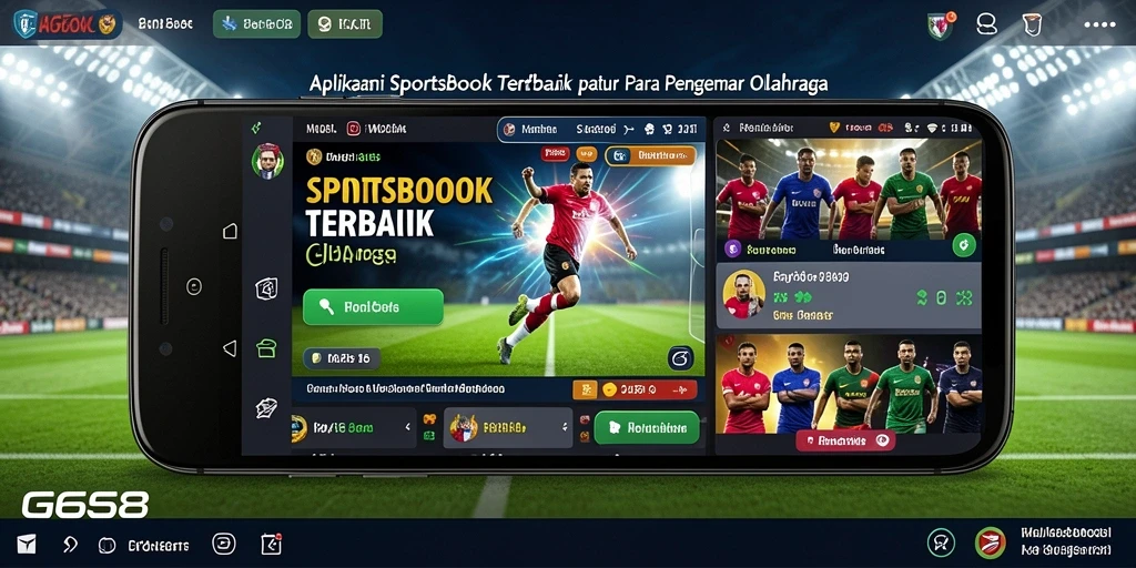 Screenshot G668 menampilkan gameplay taruhan Sportsbook yang menegangkan.