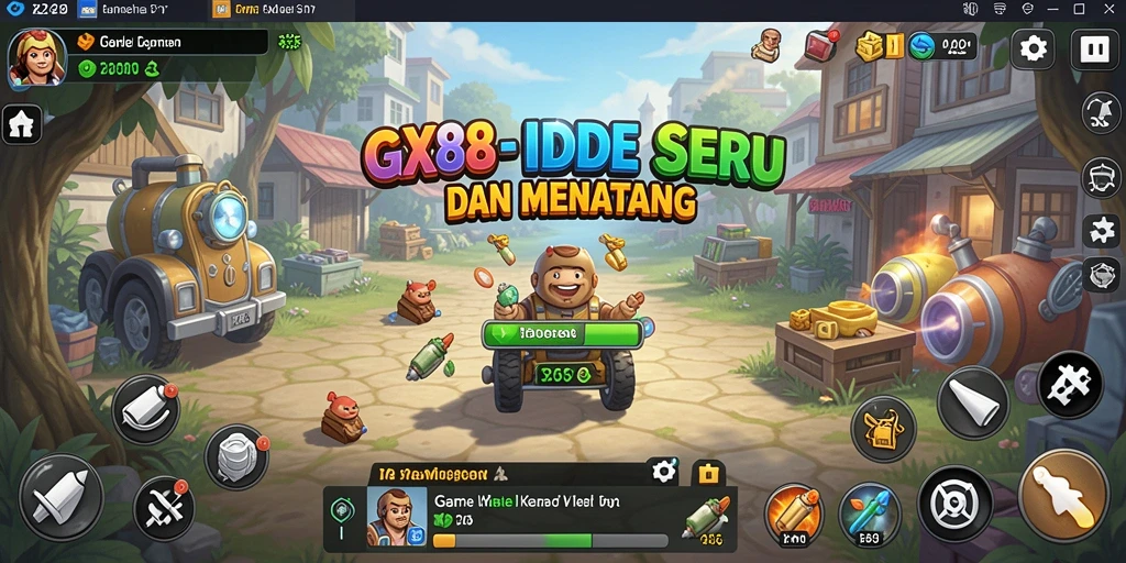Tampilan gameplay GX88 yang menarik dengan elemen Idle yang menonjol.