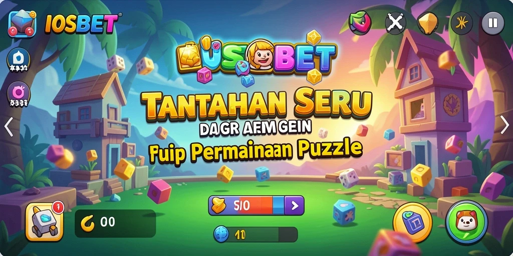 Tampilan gameplay <strong>IOSBET</strong> dengan berbagai tantangan puzzle.