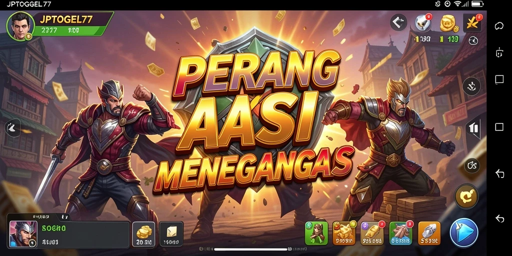 Tangkapan layar gameplay aksi seru di JPTOGEL77.