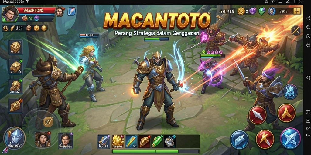 Tangkapan layar gameplay yang menegangkan dari MACANTOTO.