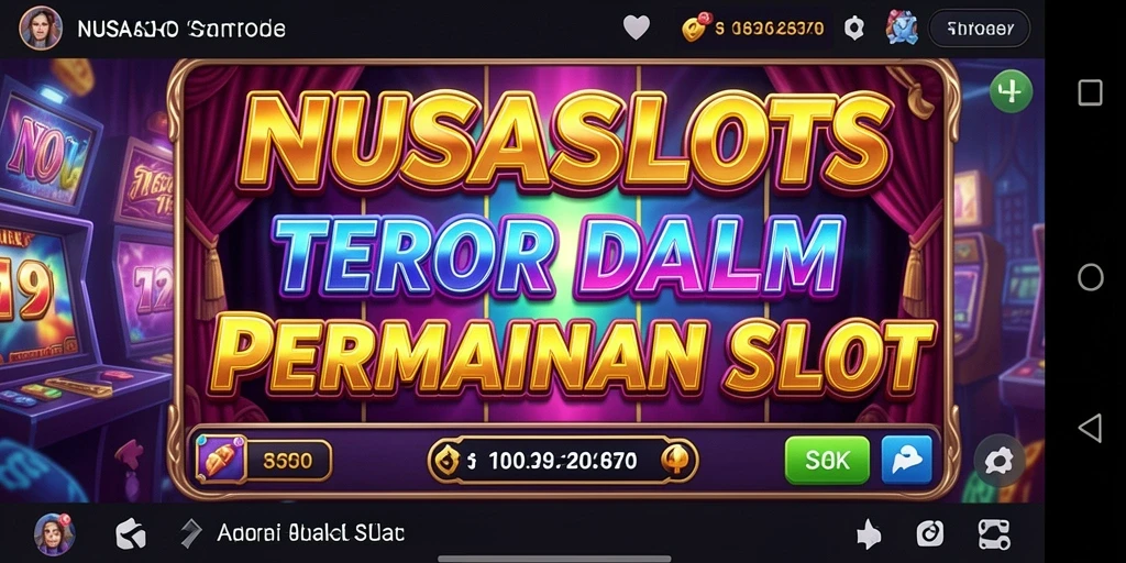 Tampilan gameplay NUSASLOTS dengan suasana horror yang mencekam.