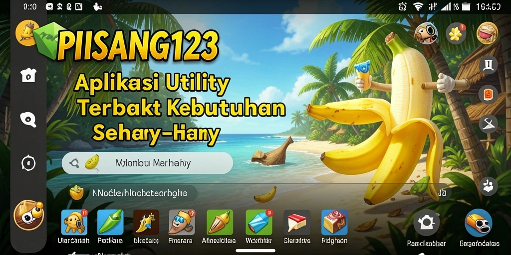 Tampilan utama PISANG123 yang user-friendly dan berguna.