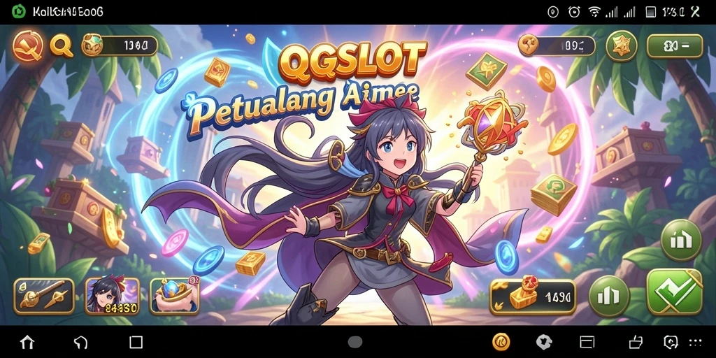 Gameplay QQSLOT yang seru dengan karakter Anime populer.