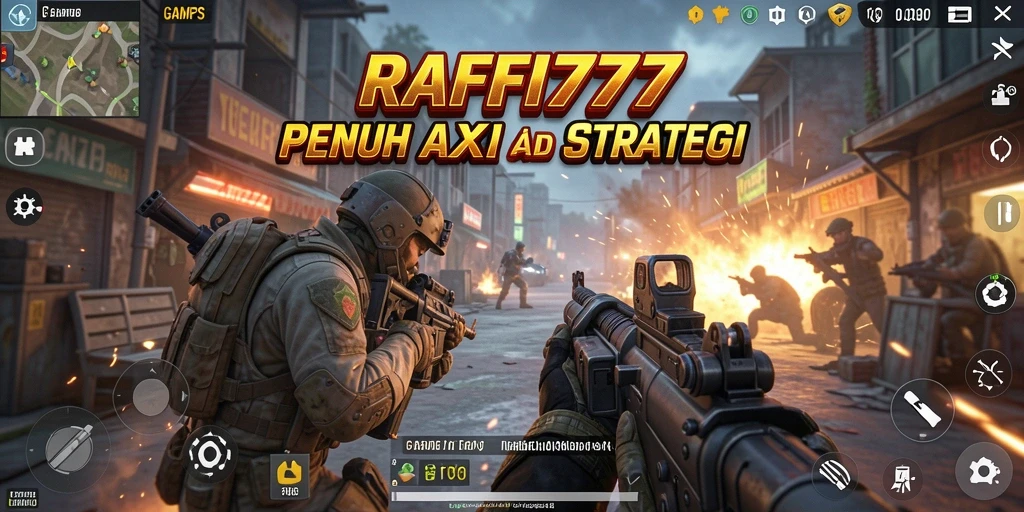 Gameplay seru RAFFI777 yang penuh aksi dan strategi.
