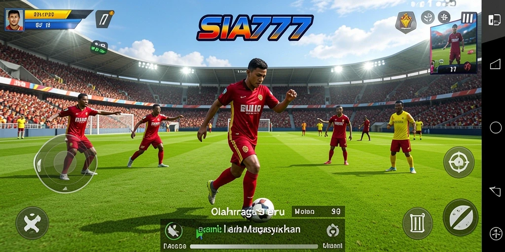 Screenshot gameplay SIA777 yang menampilkan pertarungan olahraga yang seru.