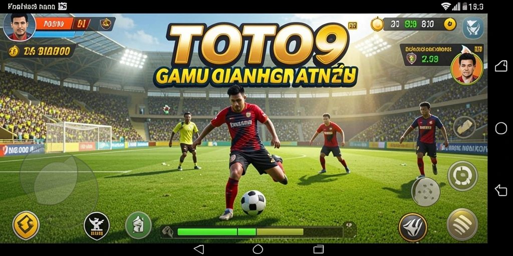 Gameplay menarik TOTO9 yang penuh aksi olahraga.