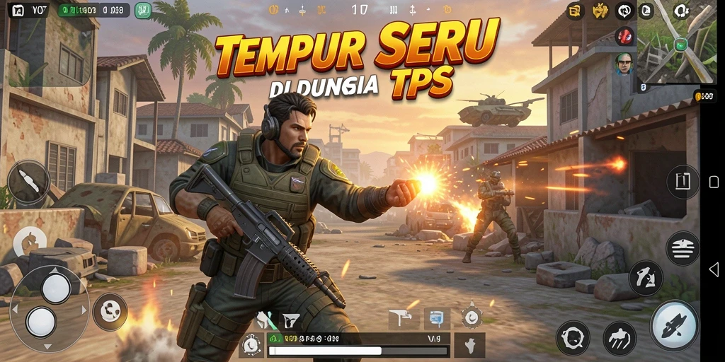 Tangkapan layar menampilkan aksi tempur intens di V07.